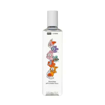 ETUDE x BT21- Soon Jung pH 5.5 Relief Toner (350ml Japan limited edition)