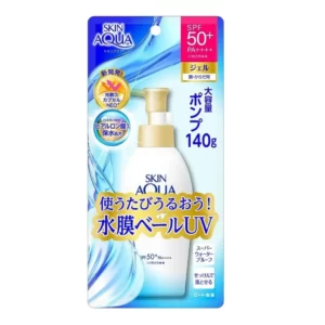 Rohto Skin Aqua – UV Super Moisture Gel Sunscreen SPF 50 / PA++++ [140g] 2023 Formula