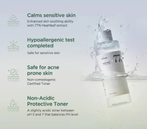 Anua - Heartleaf 77% Soothing Toner [250ml] - Image 2