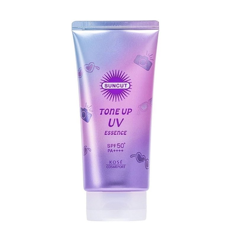 Kose- Suncut Tone Up UV Essence Lavender SPF 50+ PA++++ [80g]