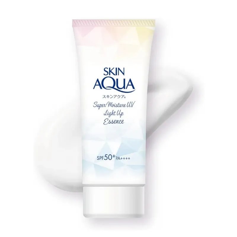 Rohto- Skin Aqua Super Moisture UV Light Up Essence SPF 50+ PA++++ [70g]